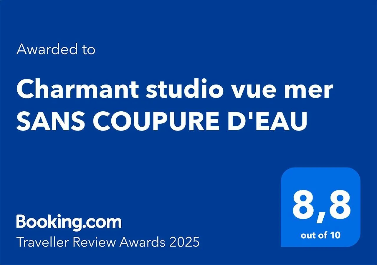 Apartment Charmant Studio Vue Mer Sans Coupure D'Eau Le Gosier  Guadeloupe